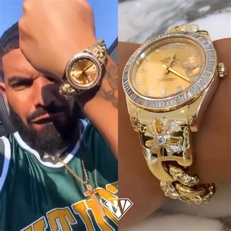 drake rolex chrome hearts|drake Chrome Hearts.